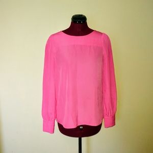 J.CREW Size XS Talitha Blouse Top Pleated …